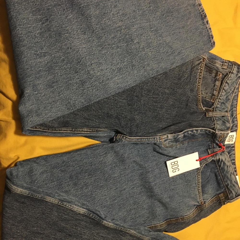 BDG Two Tone Puddle High Waist Jeans Women's Size32